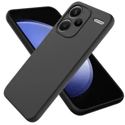 Picture of Xiaomi Redmi Note 13 Pro Plus 5G Slim Matte Cover Liquid Silicone Stylish and Protective Back Cover Case for Your Device