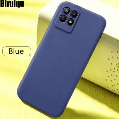 Picture of For Realme Narzo 50 Soft Liquid Silicone Slim Skin Coque Protective back cover Case