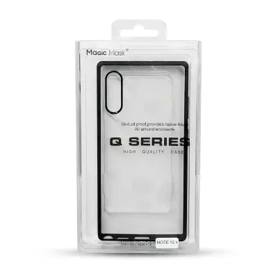 Picture of For Samsung Galaxy Note10 Plus - Luxury Premium Quality Antibacterial Q Series Clear Glass Case Cover