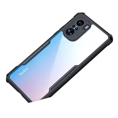 Picture of For Xiaomi Poco F3 Mi 11i Mi 11x Mi 11x Pro Redmi K40 Pro K40 Pro+ K40 Pro Plus Back Covers Camera Bumper Full Protective Armor Design ReinForced Xund Transparent Cases Phone Back Covers Black