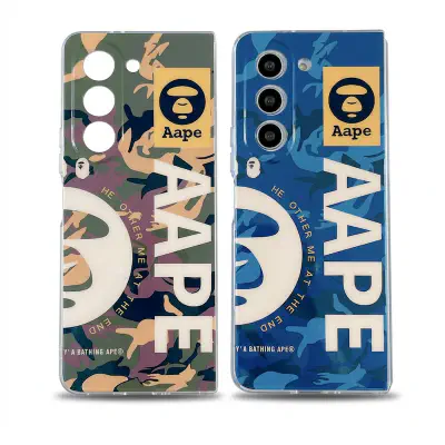 Picture of For Samsung Galaxy Z Fold 6/5/4/3/Samsung Galaxy Z Filp 3/4/5/6 Fashion Creative Cartoon IMD Blu-ray Folding Phone Case TPU Soft Protection Shell