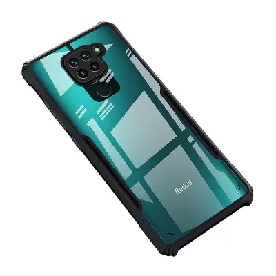 Picture of For Redmi Note 9 / Redmi 10X Edge-Reinforced Shockproof Cushion Back Clear Hybrid Transparent Hard Cover Casing - Back Cover