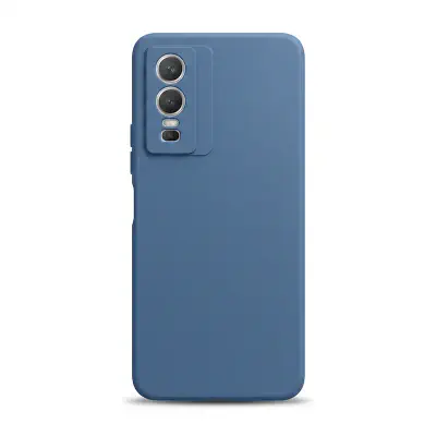 Picture of For Vivo Y72 5G / iQ00 Z3 / Vivo Y52 5G Back Cover Soft Liquit Silicone Camera Protactor Phone Cover Simple Solid Color Soft Silicone For Vivo Y72 5G / iQ00 Z3 / Vivo Y52 5G phone Case