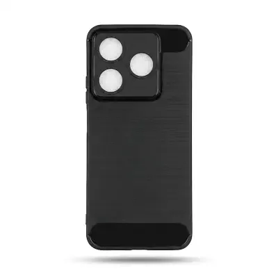 Picture of For Symphony MAX 10 Slim Carbon Case Liquid Silicone Stylish and Protective Back Cover Case For Symphony MAX 10 Your Device