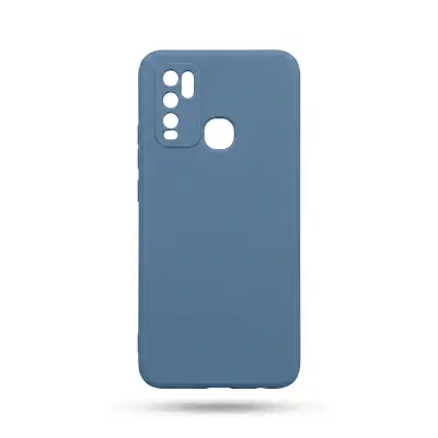 Picture of For Vivo Y30 / Vivo Y50 Liquid Silicone Cover Soft Phone Protective Bumper For Vivo Y50 / Vivo Y30 Back Cover