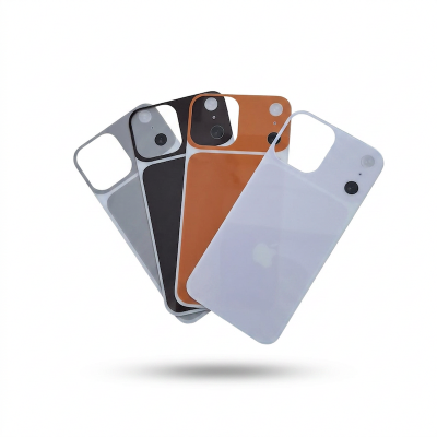 Picture of Latest Convert Back Glass For iPhone 16 Pro Max to 17 Pro Max Upgrade Phone Converter Glass & Transparent Dust Plug Case