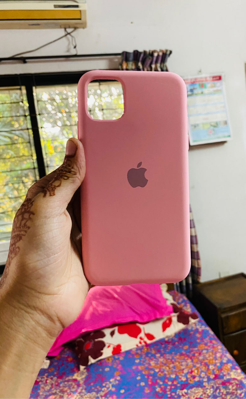 Picture of Premium Liquid Silicone Phone case for Apple iPhone 11 series -(iphone 11 6.1") 2019 Liquid Silicon Mobile Back Case Soft Silicone Phone Cover