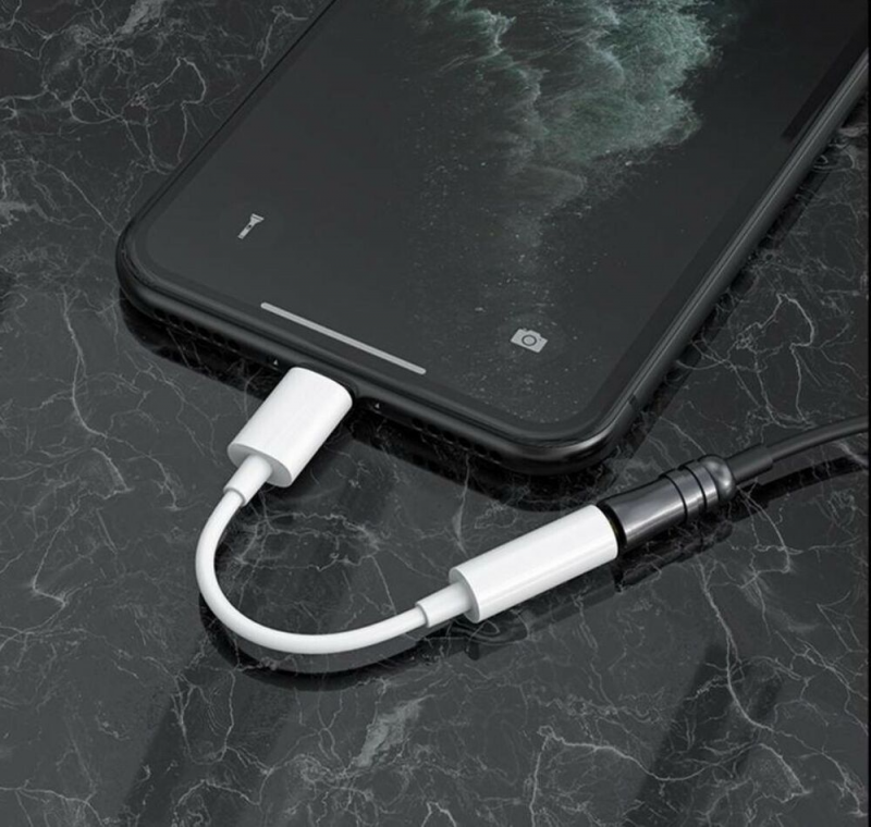 Picture of Adapter for Apple phone 3.5Mm Jack Connector Cable Headphone Aux All Ios Device