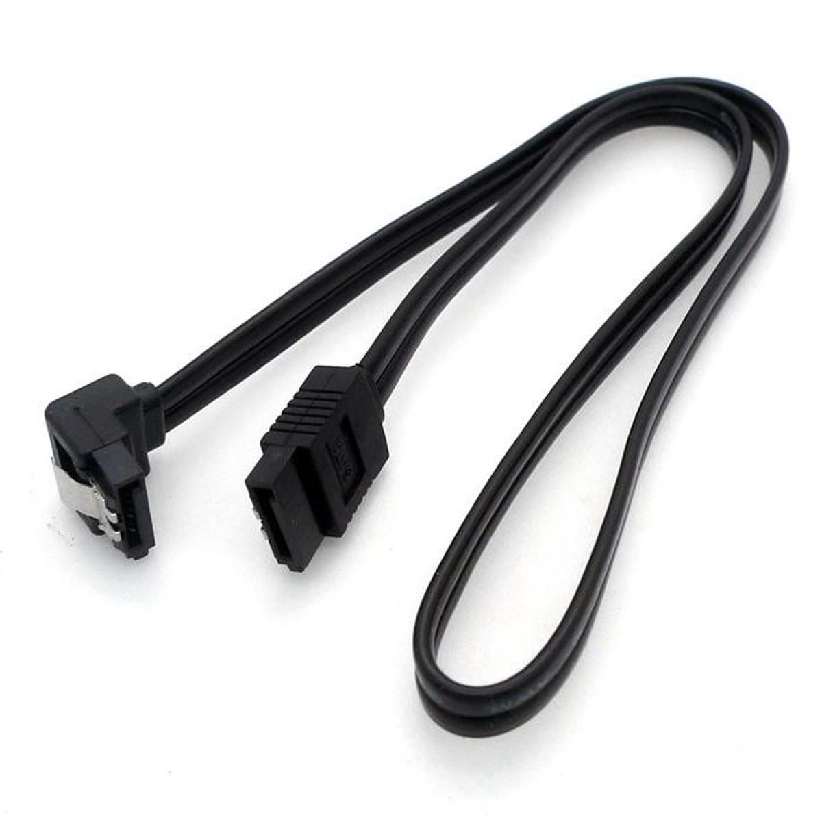 Picture of XIE 1Pc SATA 3.0 III SATA3 6Gb / S SSD Hard Drive Data Straight / Right Angle Cable