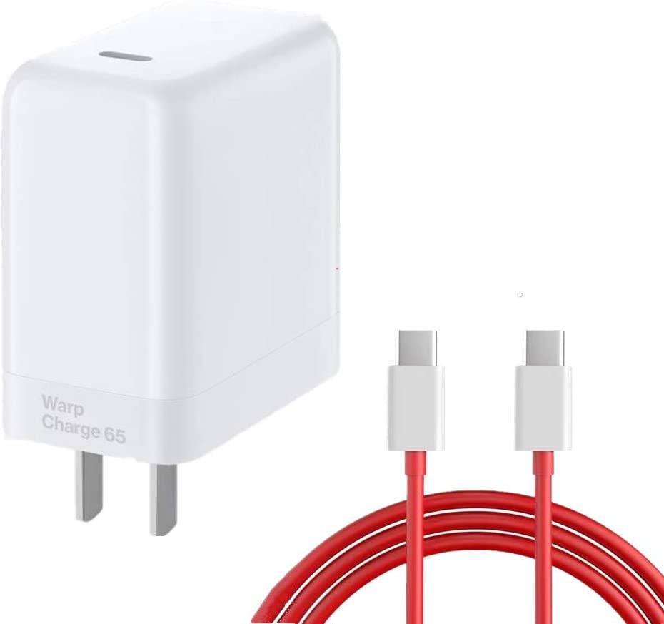 Picture of OnePlus (1+) GaN 65W Super warp Wall Charger with type-C cable for oneplus 8t, 8, 9, 9R,9 Pro
