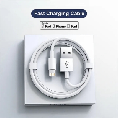 Picture of Original Quality USB Charger Cable for iPhone 14 8 7 6S Plus 13 12 Pro XS Max XR SE Fast Charging Cord Data Sync Line 1m 2m 3m