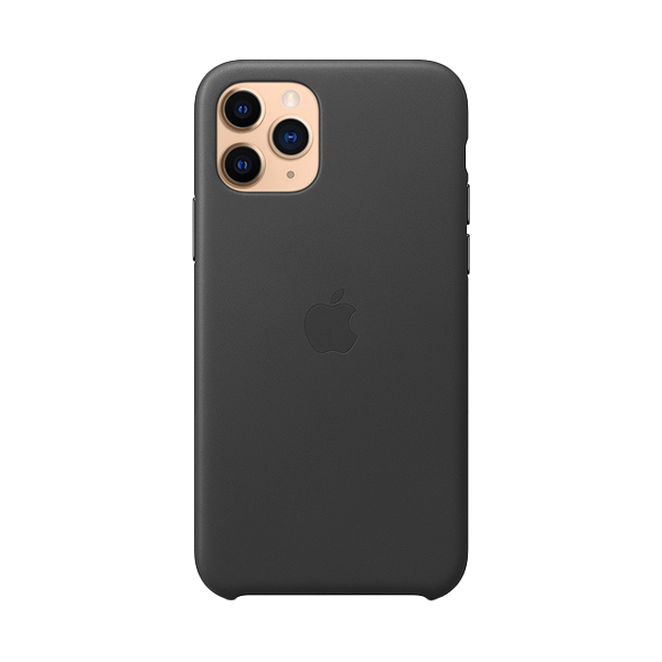 Picture of iPhone 11 Pro Max Leather Case Black