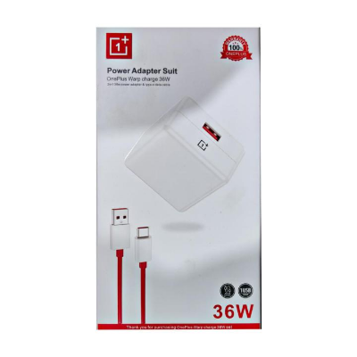 Picture of OnePlus Warp Charger 36W Power Adapter with Type-C Cable