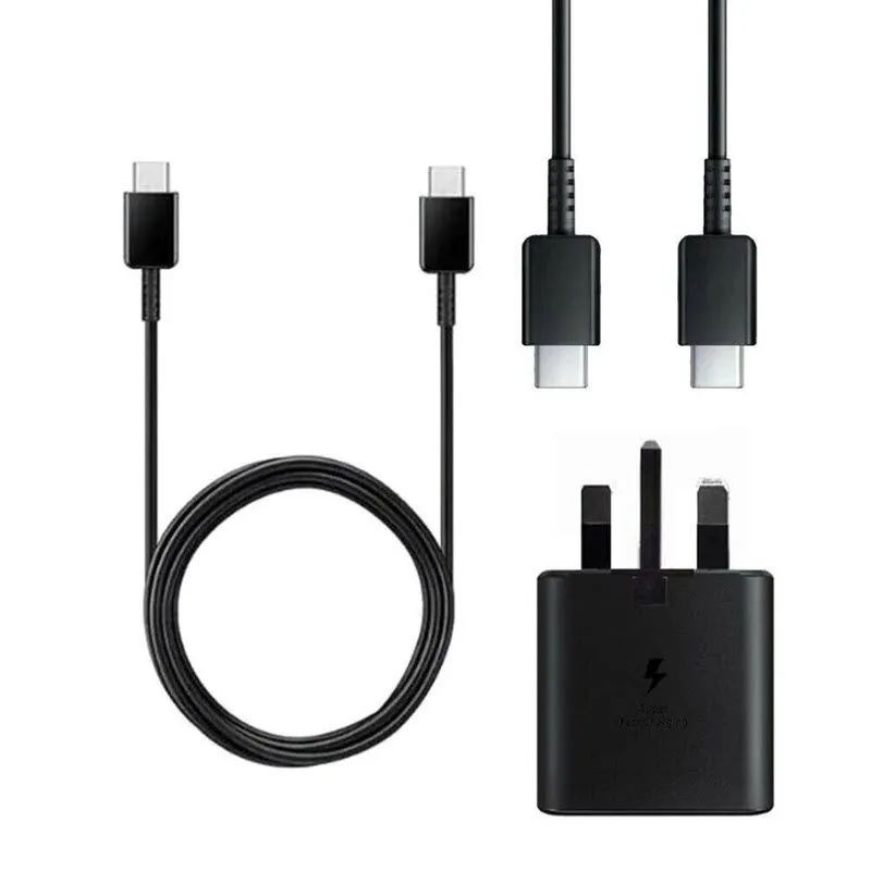 Picture of Official Samsung 45W PD Fast Charging Adapter /Charger Type-C to Type-C with Cable ARIF