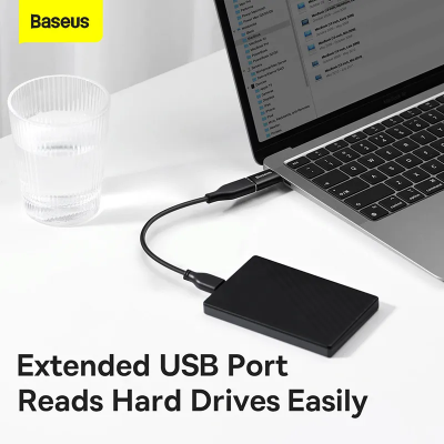 Picture of Baseus OTG Ingenuity Series Mini OTG Adaptor Type-C to USB-A 3.1 Black