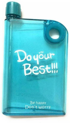 Picture of Made From Premium Quality Plastic And Light Weight Grippy Do Your Best Notebook Water Bottle, Capacity: 380 ML