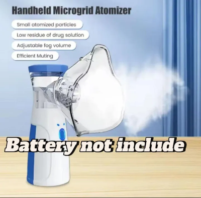 Picture of Arif Portable Mesh Nebulizer Machine for Baby, Child & Adult – Ultrasonic Handheld Nebulizer for Asthma, Cough & Respiratory Care