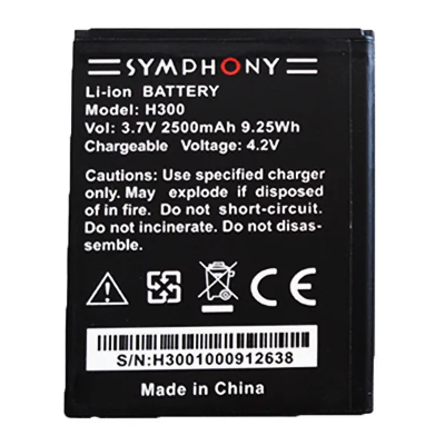 Picture of Arif Mobile Battery For Symphony V120 Battery- 2500mAh