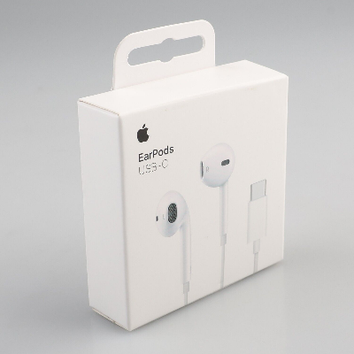 Picture of For iPhone 16 Pro Max USB C Earpods Headphones Type-C Handsfree Earphone Wired with Microphone Noise Reducing in-Ear Headset Control for iPhone 15 15 Plus 15 Pro 15 Pro Max iPhone 16 16 Pro White
