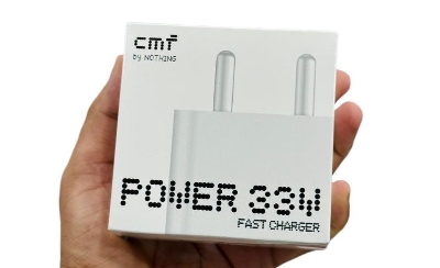 Picture of Nothing 33W CMF by Nothing 33W Type-C Power Rapid Fast Charger Adapter for CMF Phone 1 Nothing Phone 2a Plus Phone 2a Phone 2 Phone 1 Tab 33-watt Quick Charging Adaptor for Smartphone, CMF 33w, White