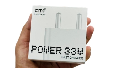Picture of Nothing 33W CMF by Nothing 33W Type-C Power Rapid Fast Charger Adapter for CMF Phone 1 Nothing Phone 2a Plus Phone 2a Phone 2 Phone 1 Tab 33-watt Quick Charging Adaptor for Smartphone, CMF 33w, White