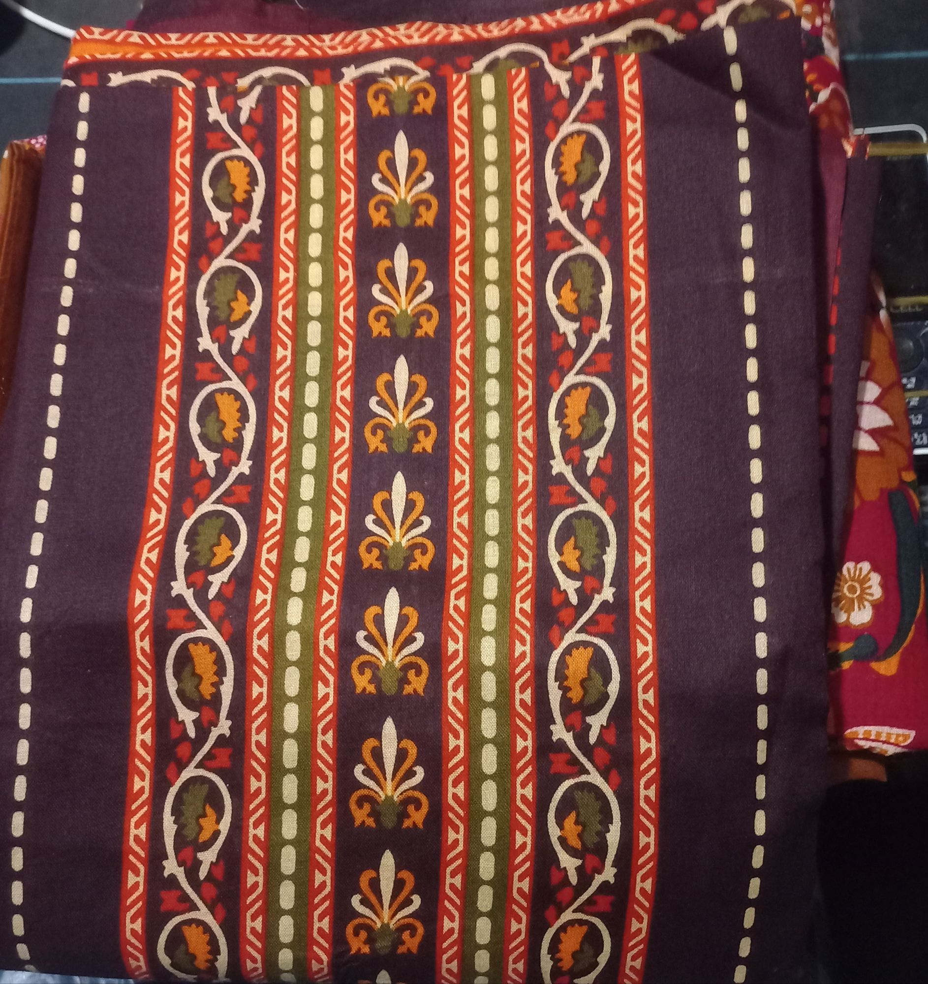 Picture of Soft Silk Katan Saree for Women - Elegant Design, No Blouse Piece, Perfect for Any Occasion