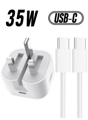 Picture of For iPhone 17 Pro Max 40W USB-C PD Fast Charger Adapter with Type-C Cable