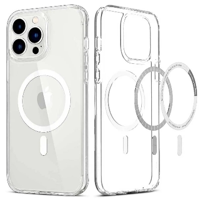 Picture of Arif Anti Yellow IC Case For iPhone 11, 12 Pro Max, 13 Pro Max, 14 Pro Max, 15 Pro Max, 16 Pro Max, 15 Plus, 16 Plus, Magsafe Clear Case Animation Magnetic Suffering Mobile Transparent Phone Back Cover