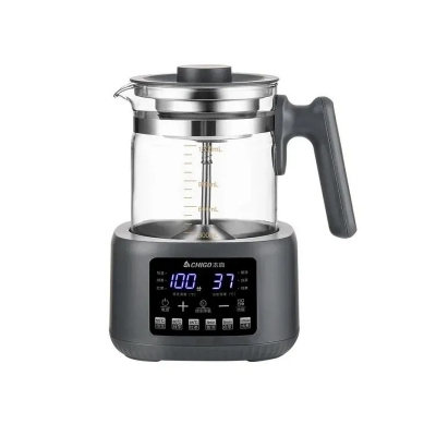 Picture of Multifunctional 1300ml Thermostatic Kettle for Baby Milk and Tea Temperature Control -  Silver