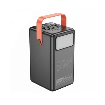 Picture of Hoco DB03 Max 65W 100000mAh Fast Charging Power Bank – 8-Port Laptop-Level PD - Black