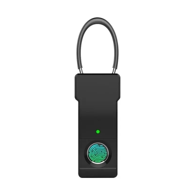 Picture of Tuya Fingerprint Padlock Bluetooth Combination Padlock for Suitcase & Luggage - Size-10, Black
