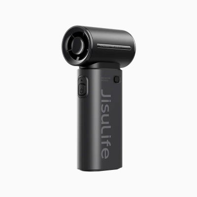 Picture of JisuLife Handheld Fan Life9 – 5-Speed Mini Pocket Fan, 12–18H Cooling Time, 3600mAh/5000mAh - Black