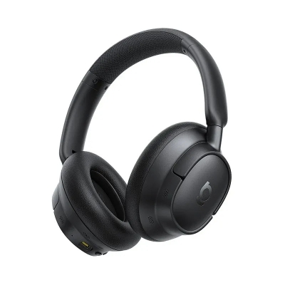 Picture of Baseus Headphone BH1 80Hrs Long battery Life ANC Crystal Clear Sound | Wireless Over-Ear ANC - Black