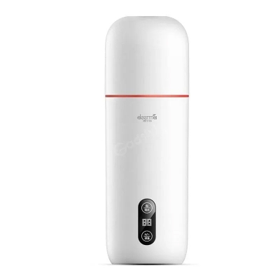 Picture of Xiaomi Deerma Hot Water Cup 350ML Stainless Steel Display Smart Touch Thermos Cup Electric Kettle -  Bright White