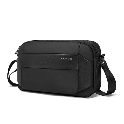Picture of BANGE BG-7717 Premium Quality Waterproof Crossbody Sling Bag (New) - Size-14 Inch, Black