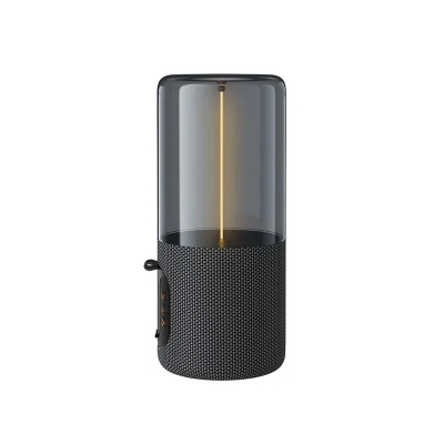 Picture of Hoco BS64 Rocker Bluetooth Speaker – 5W Powerful Sound with Floating LED Light - Black