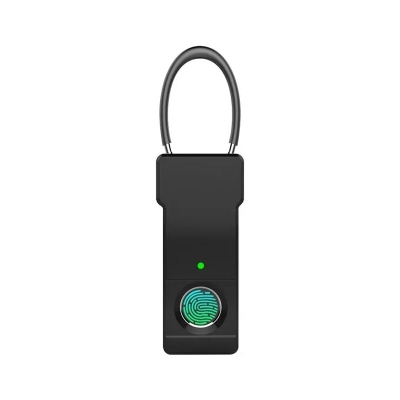 Picture of Tuya Fingerprint Padlock Bluetooth Combination Padlock for Suitcase & Luggage - Size-10, Black
