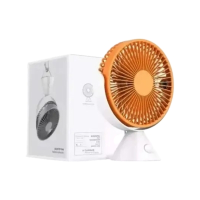 Picture of Xundd M321 Portable Charger Fan - White Orange