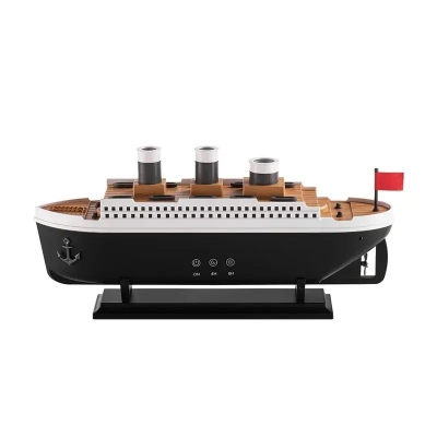 Picture of Aroma Diffuser Ship Cool Mist Humidifier with Remote Control - Black