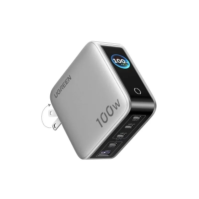 Picture of UGREEN X773 Nexode Pro 100W 5-Port Smart Display GaN Charger - Grey