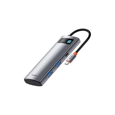 Picture of Baseus StarJoy Type-C Hub 7-in-1 Multifunctional Docking Station -  Silver