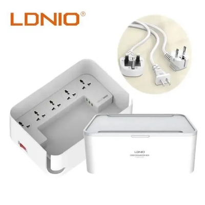 Picture of LDNIO SN5310 Defender Series 2500W Power Strip Management Box -  White