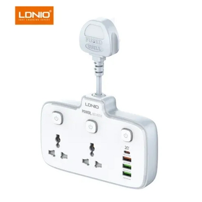Picture of Ldnio SC2413 PD & QC3.0 2 Universal Outlets Power Socket -  BRIGHT