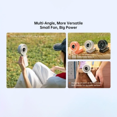 Picture of JisuLife Handheld Fan Life7 — 3-in-1 Portable Foldable Fan, 3600mAh/5000mAh Unleash Refreshing Power