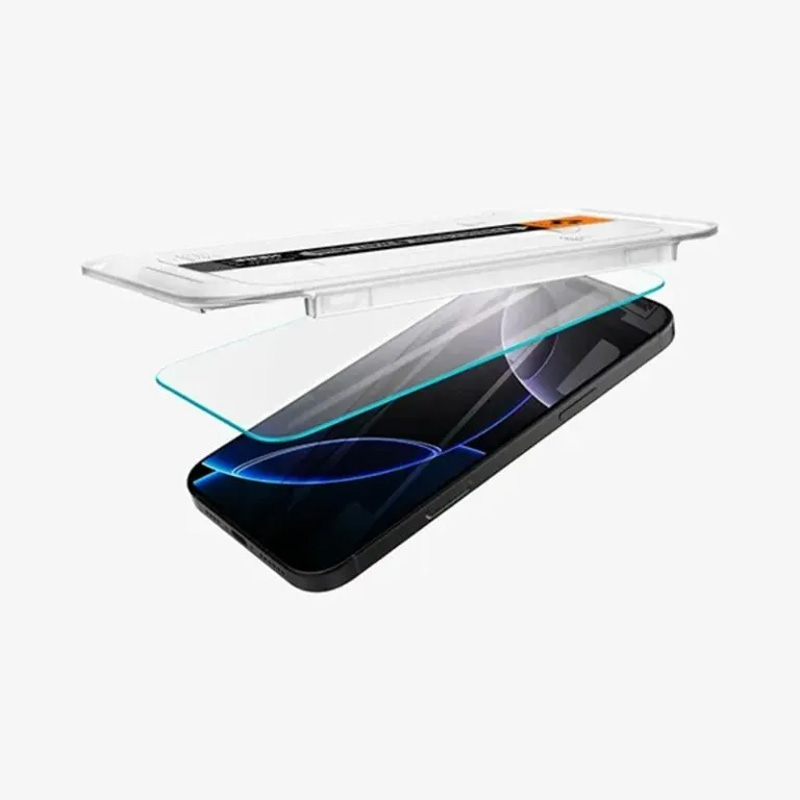 Picture of Spigen EZ Fit Tempered Glass for iPhone 17 Pro Max – 2 Pack HD Clear