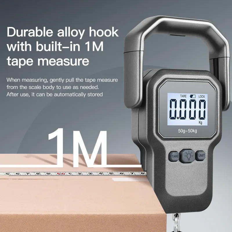 Picture of Digital Electronic Mini Luggage Weight Scale – 50KG - Size-One Size, Black
