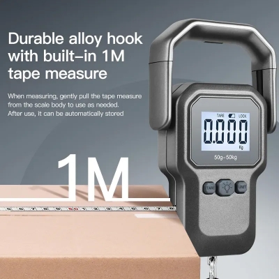 Picture of Digital Electronic Mini Luggage Weight Scale – 50KG - Size-One Size, Black