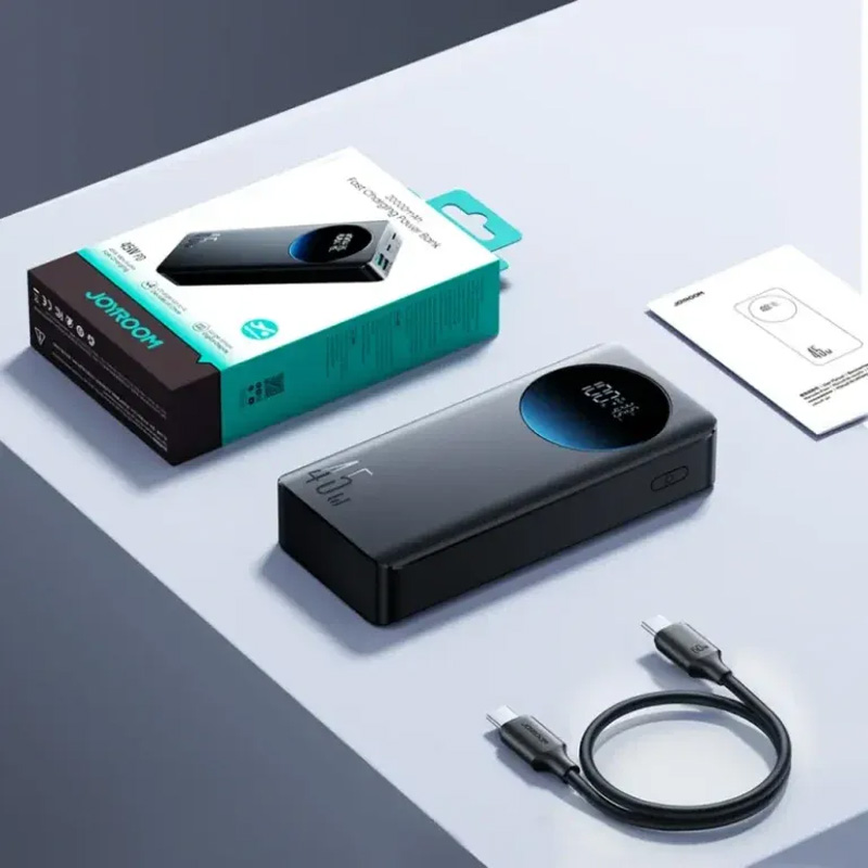 Picture of Joyroom JR-PBF02 Pro 20000mAh 45W PD Power Bank with Digital Display - Black