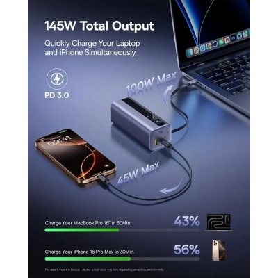 Picture of Baseus EnerGeek GR11 20000mAh 145W Power Bank -  GRAY