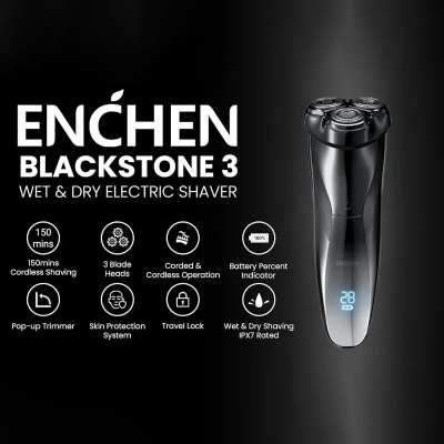 Picture of ENCHEN Blackstone 3 Rotary Shaver -  GRAY